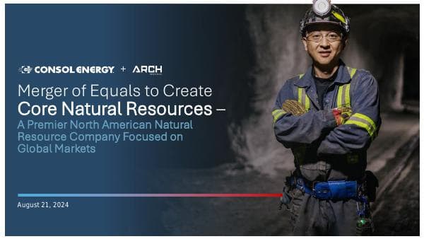 FINAL%20ARCH-CONSOL%20Merger%20Investor%20Presentation
