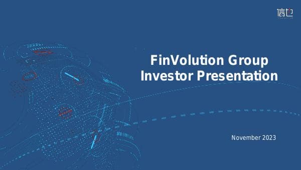 FinVolution%20Q3%202023%20Investor%20Presentation