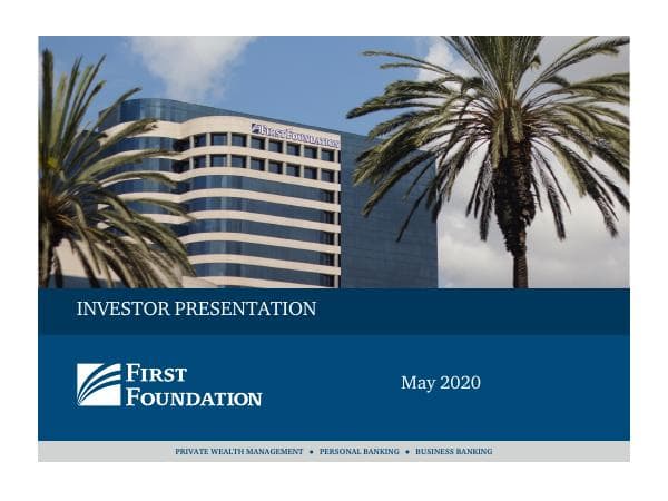 First-Foundation-Investor-Presentation-Q1-2020