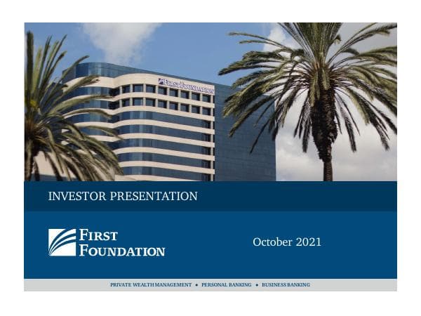 First-Foundation-Investor-Presentation-Q3-2021