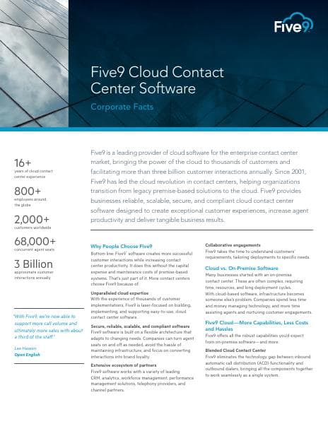 Five9-Corporate-Fact-Sheet