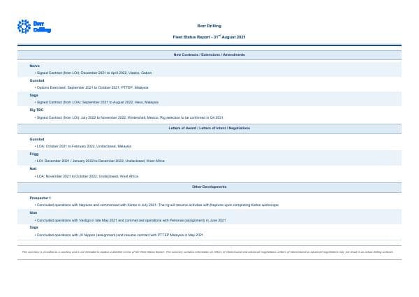 Fleet-Status-Report-August-2021