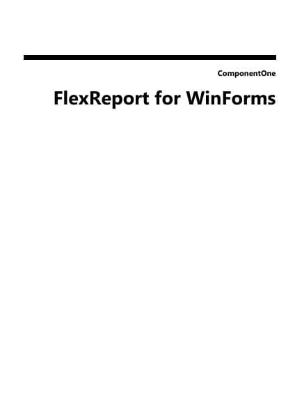 FlexReport