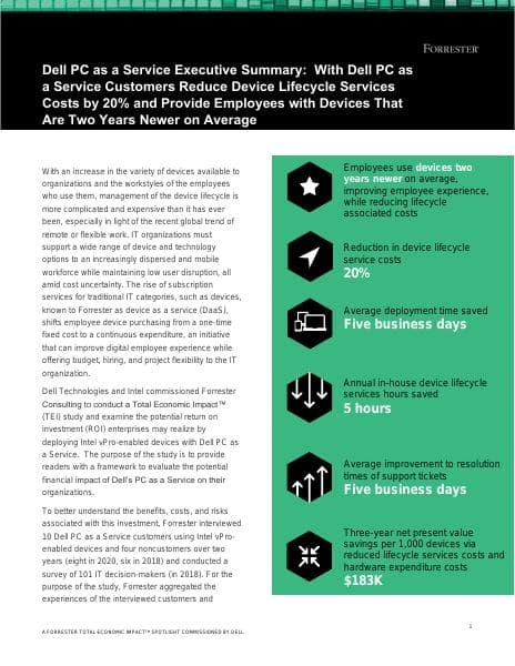 forrester-dell-pcaas-executive-summary