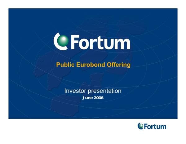 fortum_eurobond_presentation