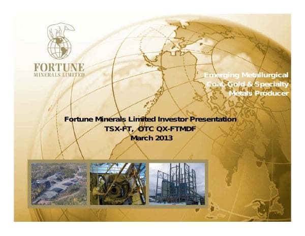 FortuneMineralsMar13Presentation