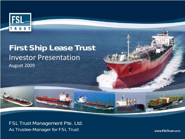 FSLTInvestorPresentationAugust09
