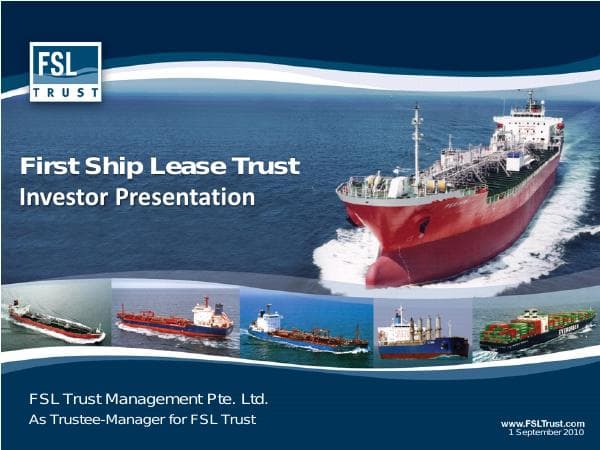 FSLTrust_InvestorPresentation2010(sept)