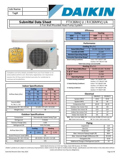 FTX36NVJU-RX36NMVJUA-Submittal-v1