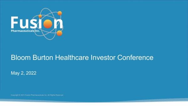 Fusion Pharmaceuticals_May_2022_968_82968