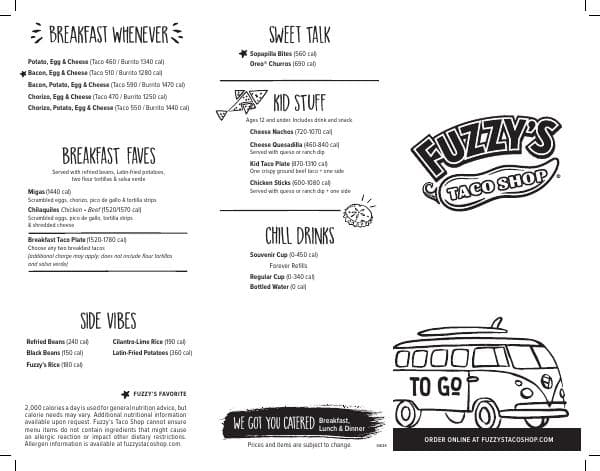 fuzzys-menu