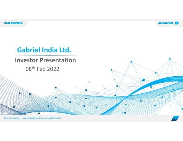 Gabirel-India-Investor-PresentationQ3-FY22