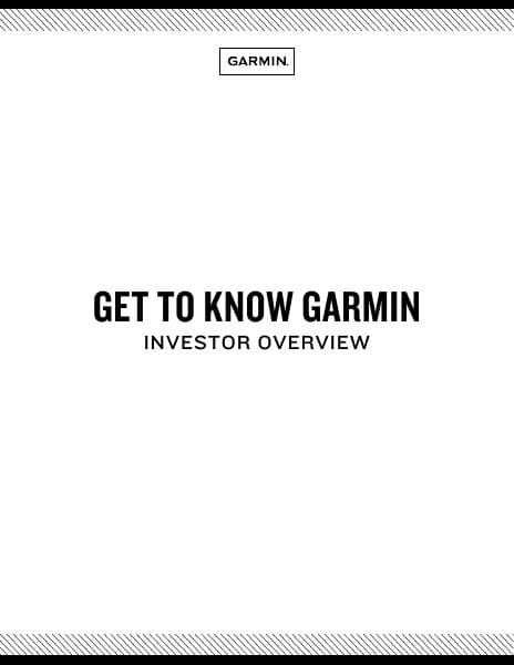 Garmin_Investor_Overview