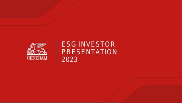 Generali_ESG_Presentation_2023