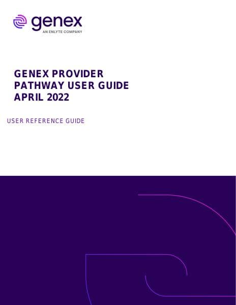 Genex-ProviderPathway-UserGuide
