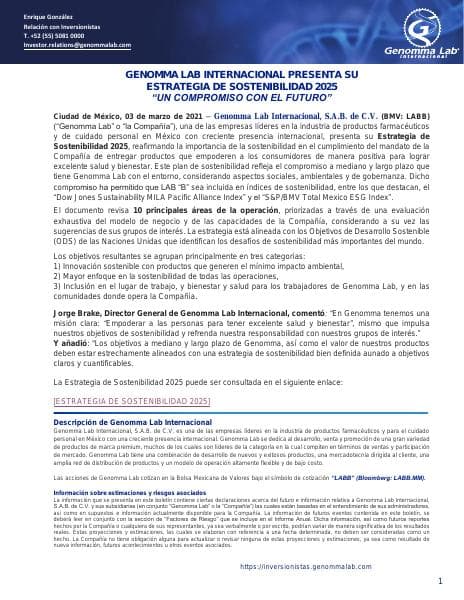 Genomma-Agenda-de-Sostenibilidad-2025