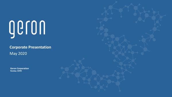 Geron Corporation_May_2020_428_56428