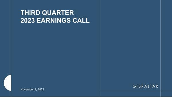 Gibraltar Industries__2023__453_97453