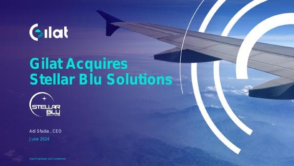Gilat-Acquires-Stellar-Blu-Presentation