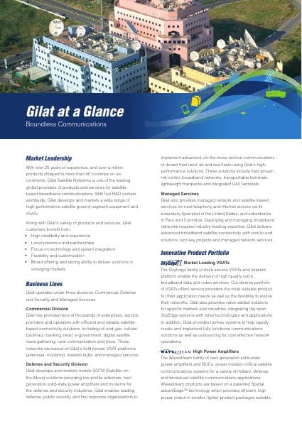 gilat_brochure