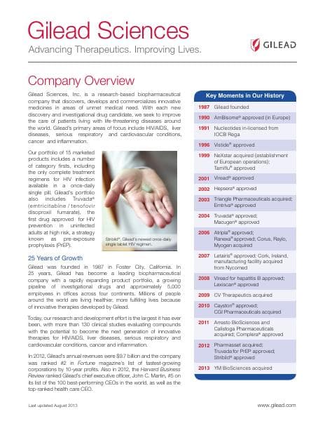 Gilead%20Sciences%20Company%20Overview%20%20US%2081913