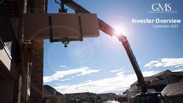 GMS-Investor-Overview-Sep-23-Final