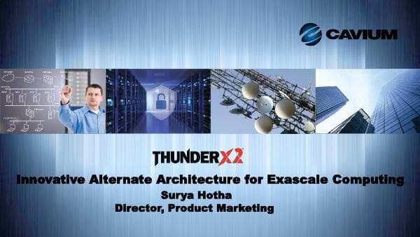 GoingArm_SC17_Cavium