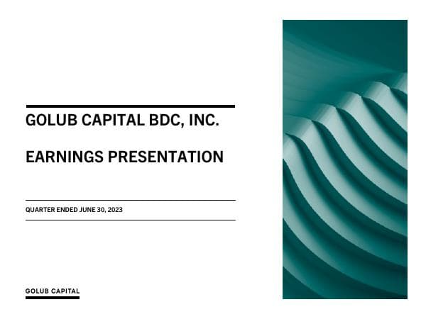 Golub Capital BDC__2023__573_95573