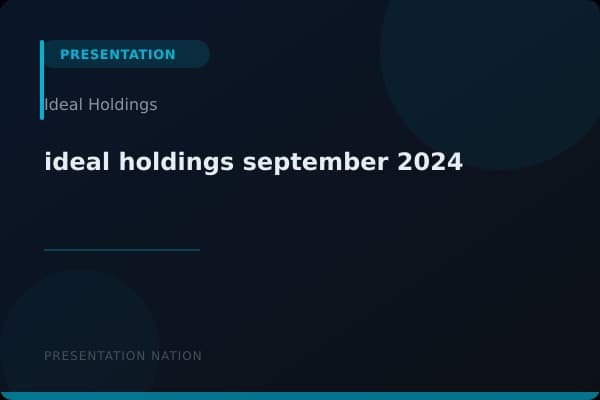 ideal-holdings-september-2024