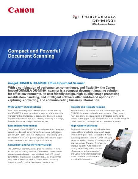 if-dr-m160ii-brochure