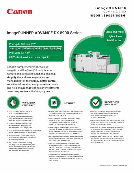 imageRUNNER-ADV-DX-8900-Series-Product-Brochure