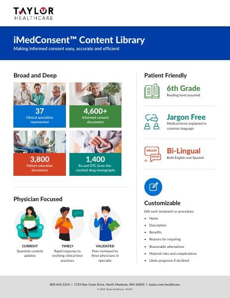 iMedConsent%20Clinical%20Content%20Library%20Brochure