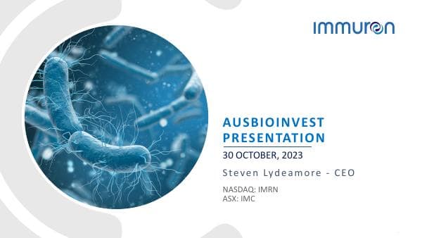 Immuron%20-%20AusBioInvest%20-%20October%202023