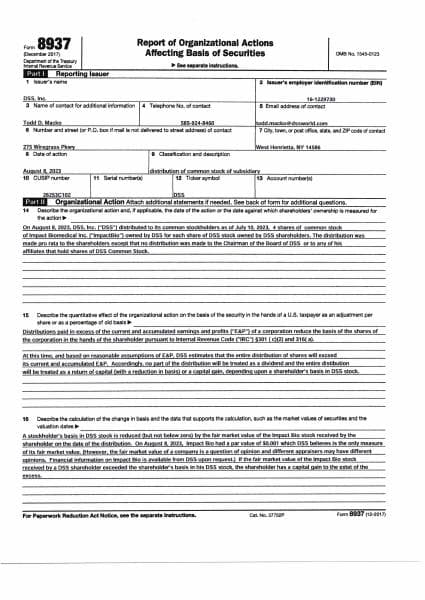 ImpactBio-Form-8937-executed