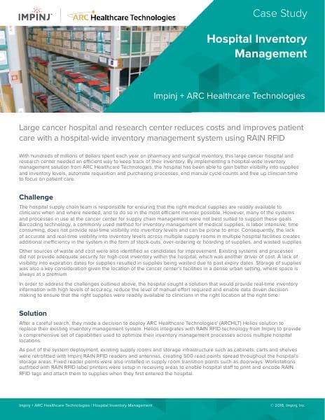Impinj-ARC-Hospital-Case-Study