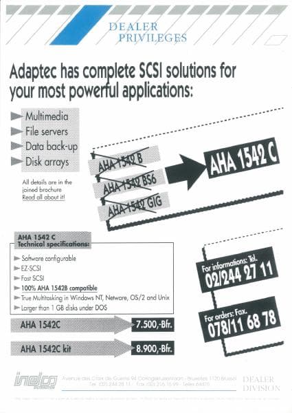 inelco_adaptec_sheet