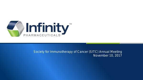 Infinity Pharmaceuticals_November_2017_655_17655
