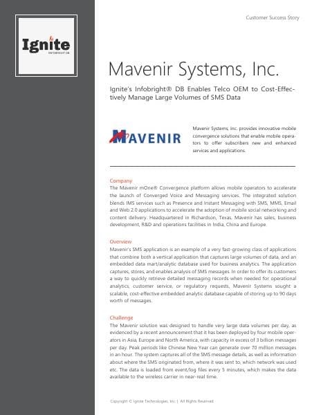 infobright.cs.Mavenir