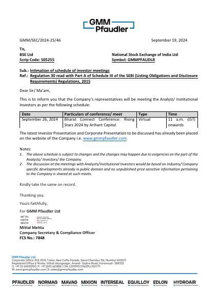 Investormeetintimation190924