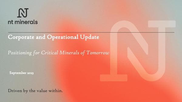 InvestorPresentation07Sep23