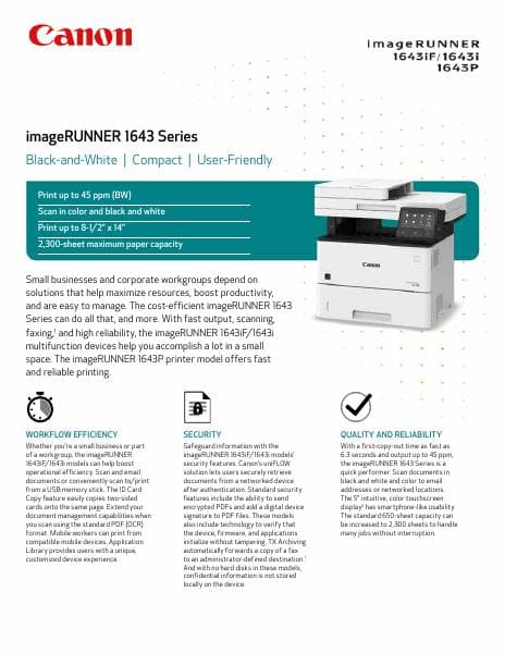 iR1643_Series_Brochure