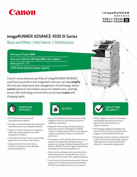 iRADV4500_III_Series_Brochure