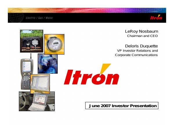 Itron_June_Investor_Presentation_Revised_No_Notes