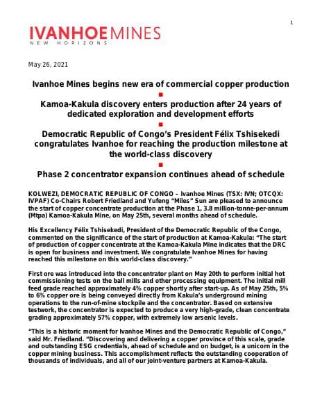 Ivanhoe-PR-05262021