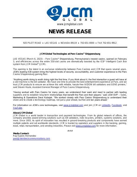 JCM-Global-Technologies-at-Parx-Casino-Shippensburg