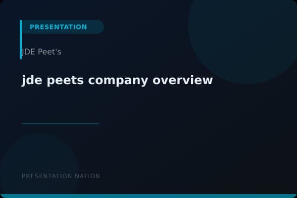 jde-peets_company-overview