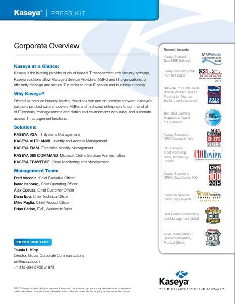 Kaseya-Press-Kit