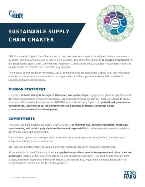 KBR-Sustainable-Supply-Chain-Charter