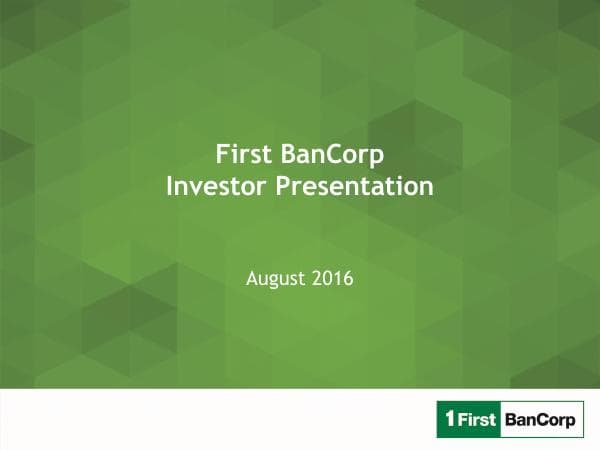 KBW-August-2016-Investor-Presentation