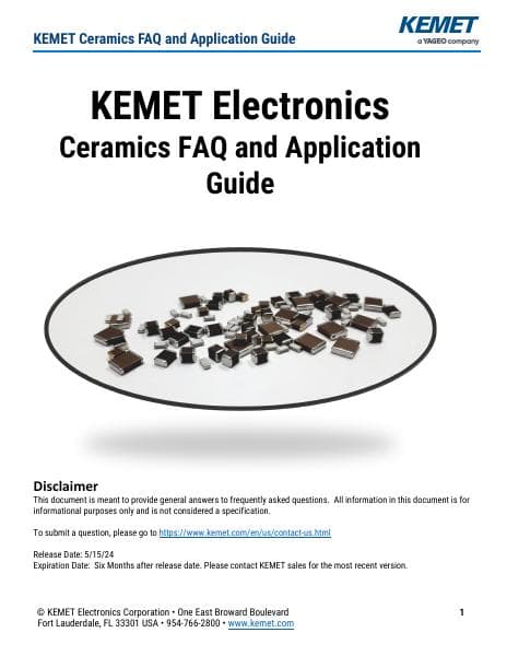 KEMET-Ceramics-FAQ-and-Application-Guide